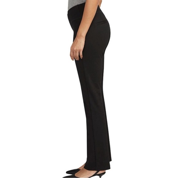 JAG Mid Rise Pull-On Boot Cut Pants Black Size 10 - Picture 3 of 12